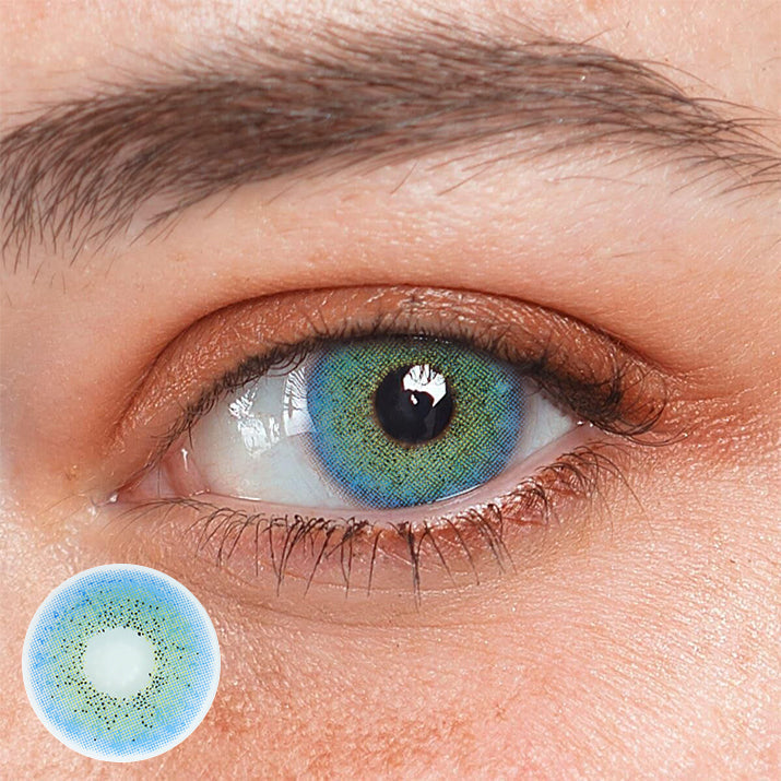 Gimlet Marshmallow Blue Coloured Contact Lenses