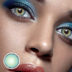 Breena Turquoise Blue Coloured Contact Lenses