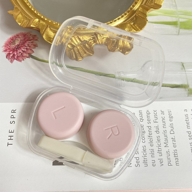 Plain Colored Contact Lens Case