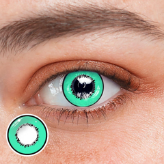 Cosplay Element Green Manson Coloured Contact Lenses