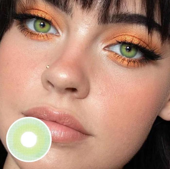 Pixie Green Coloured Contact Lenses