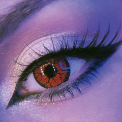 Cosplay Crack Red Coloured Contact Lenses