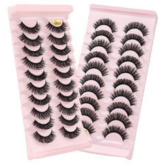 7D Dense 10 Piece Mink Hair Eyelashes