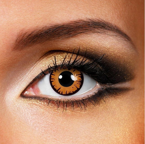 Cosplay WILIGHT BELLA Yellow Coloured Contact Lenses