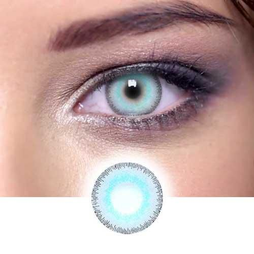 Elite Glass Green Gray Coloured Contact Lenses