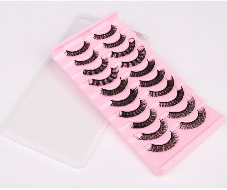 DD European and American Thick 10 Piece Mink Hair Eyelashes