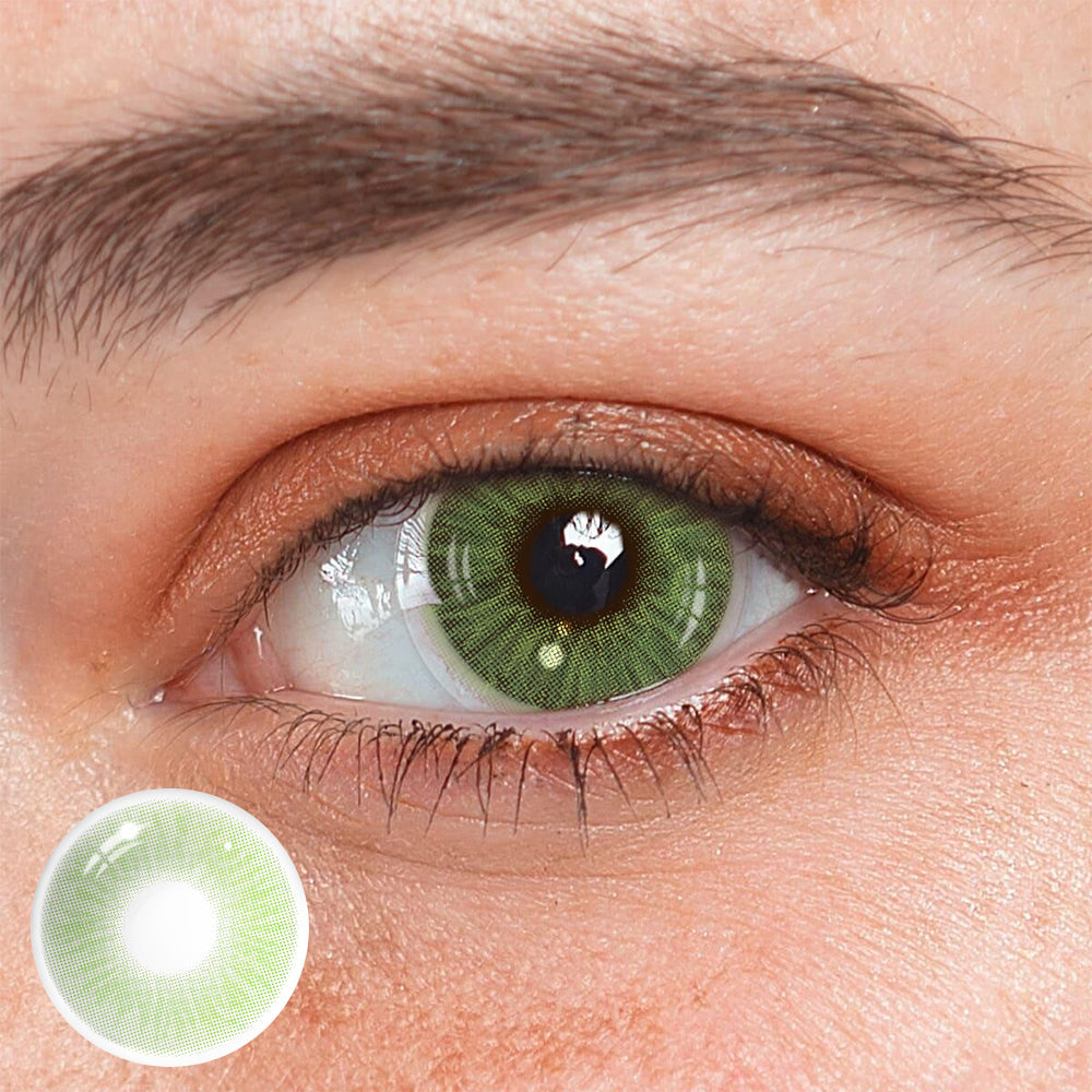 Bellini Green Prescription Coloured Contact Lenses