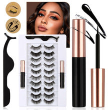 3D Cat Eye 10 Piece Mink Hair Eyelashes