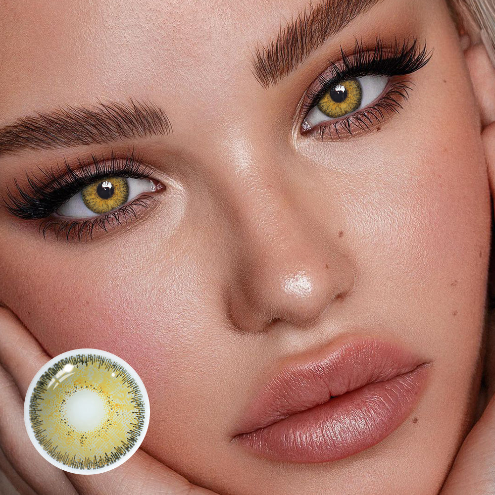 Artemis Golden Sand Coloured Contact Lenses