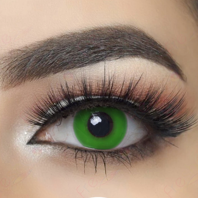 Halloween Greenout Coloured Contact Lenses