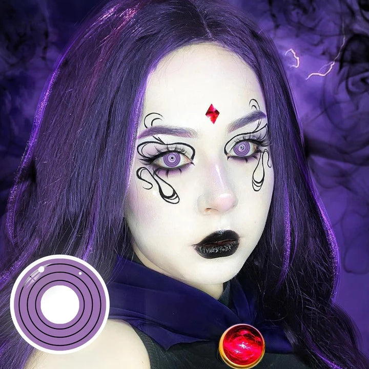 Cosplay NARUTO Rinnegan Purple Coloured Contact Lenses