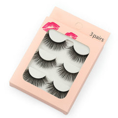 New Waterproof  3 Piece G300  Mink Hair Eyelashes