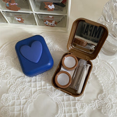 Heart Shape Colored Contact Lens Case