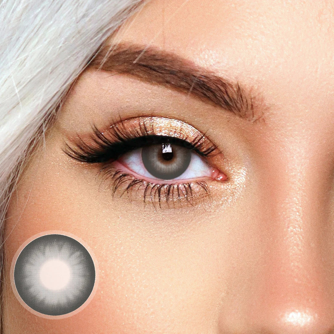 Helena Dark Gray Coloured Contact Lenses