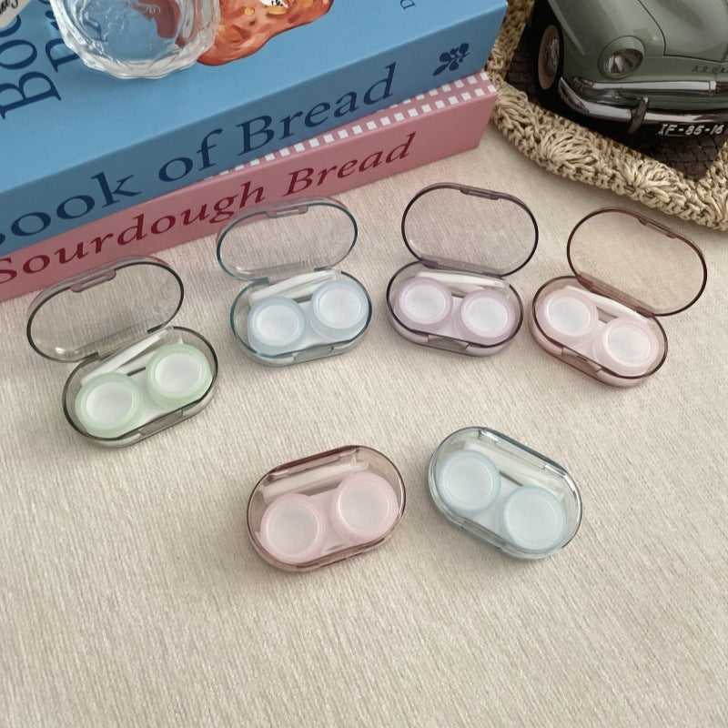 Simple Portable Colored Contact Lens Case