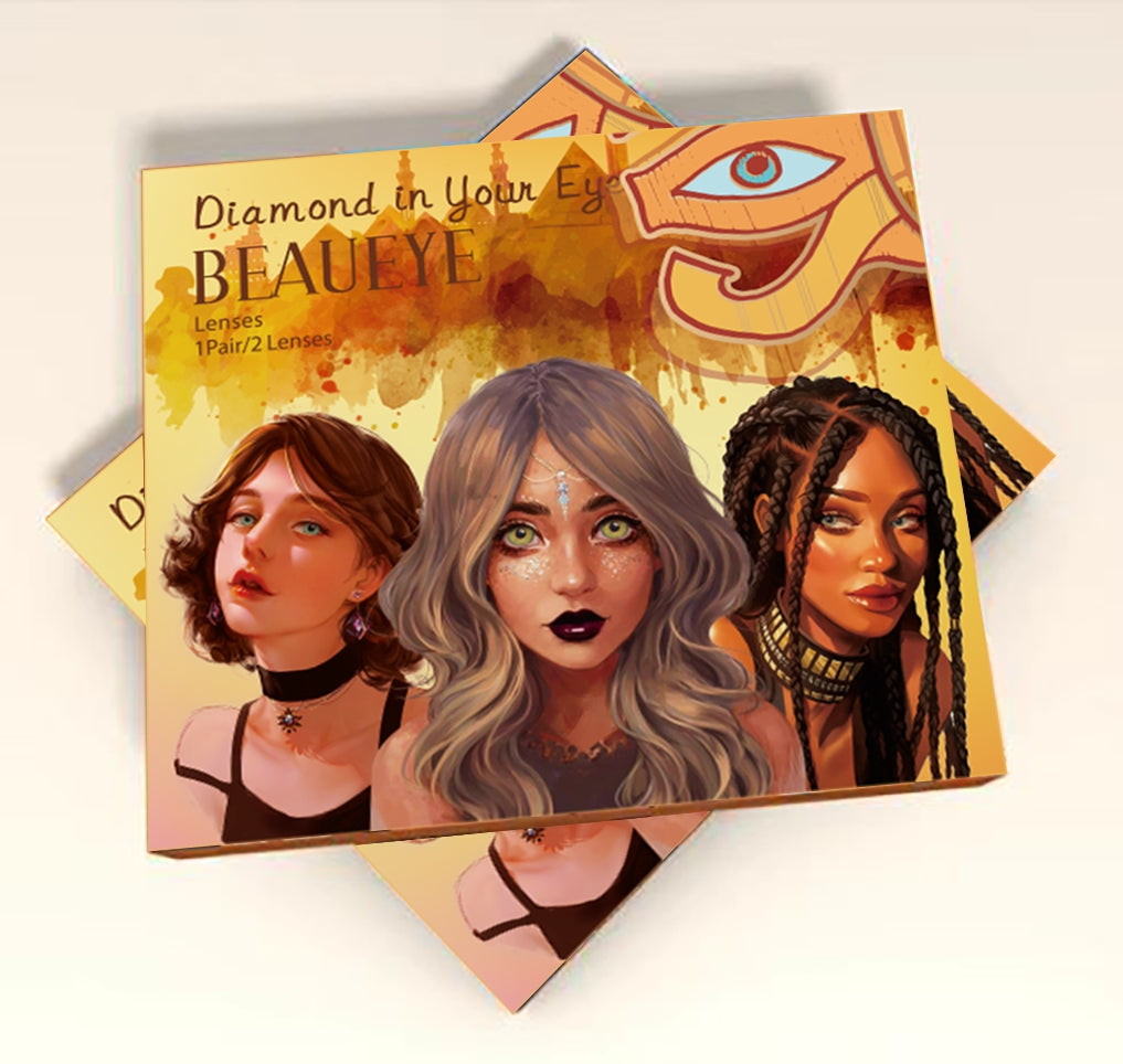 Cosplay Cat Eye Leopard Brown Coloured Contact Lenses