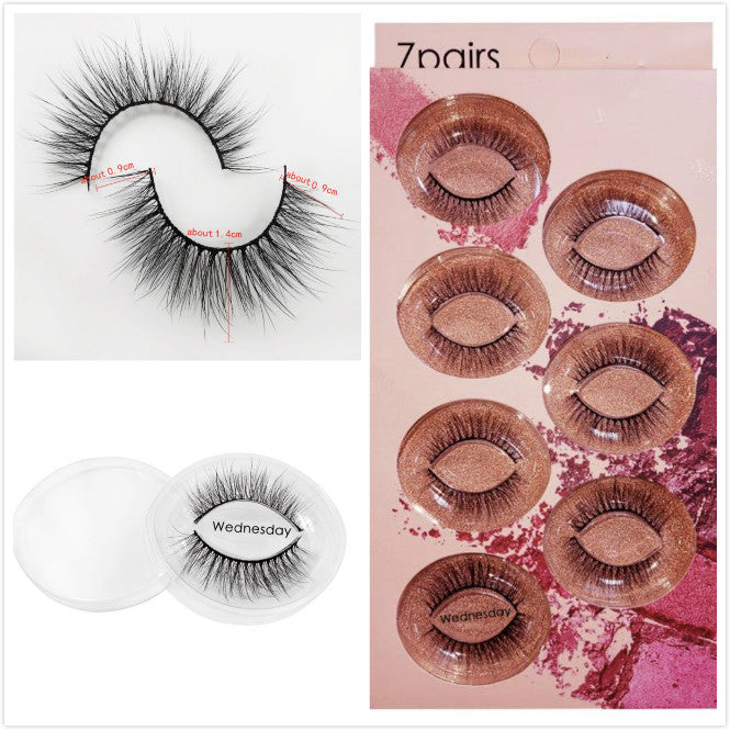 Wednesday 7 Piece Mink Hair Eyelashes