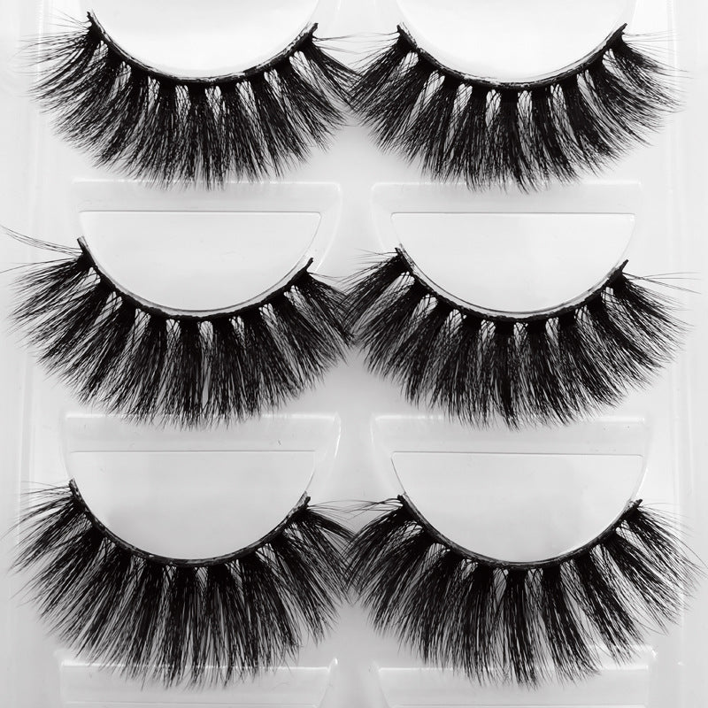 New 3D 5 Piece Mega-nice Mink Hair Eyelashes