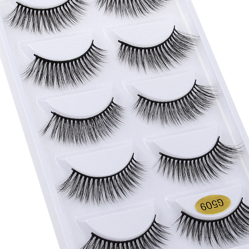 3D Cat Eye 10 Piece Mink Hair Eyelashes