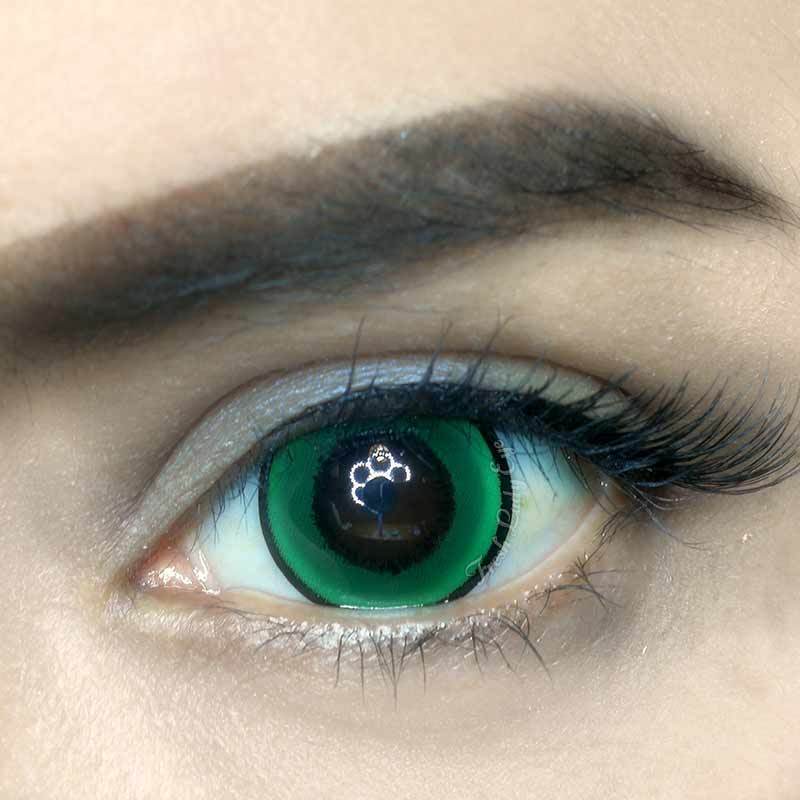 Cosplay Element Green Manson Coloured Contact Lenses