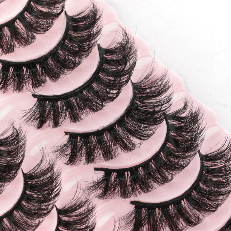 7D Dense 10 Piece Mink Hair Eyelashes