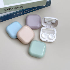 Cute simple Colored Contact Lens Case