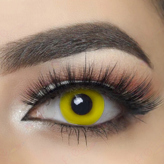 Halloween Yellowout Coloured Contact Lenses