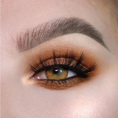 Three Tone HONEY Brown Prescription Coloured Contact Lenses