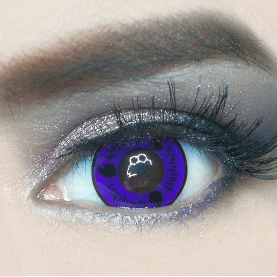 Cosplay Sasuke Uchiha Purple Coloured Contact Lenses