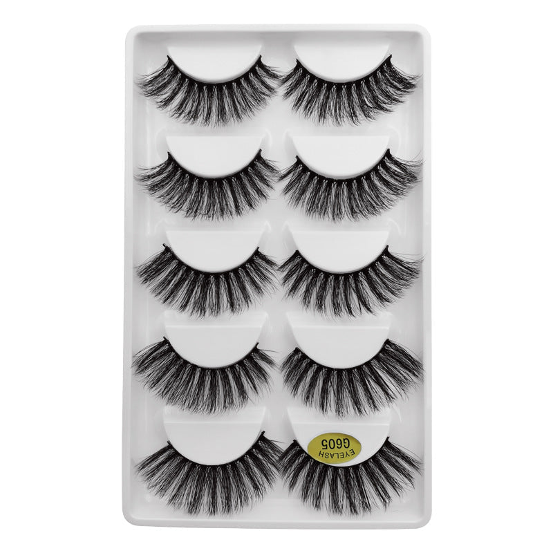 Mink Hair 10 Piece Mink Hair Eyelashes