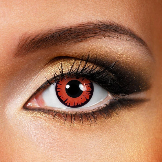 Cosplay RED WIZARDS Coloured Contact Lenses