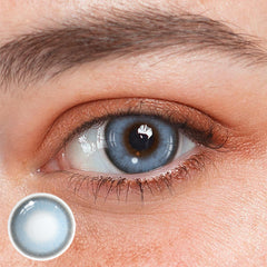 Adelina Blue Prescription Coloured Contact Lenses