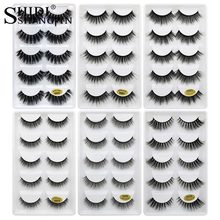 3D Natural Bridal Makeup 3 Piece Mink Hair Eyelashes