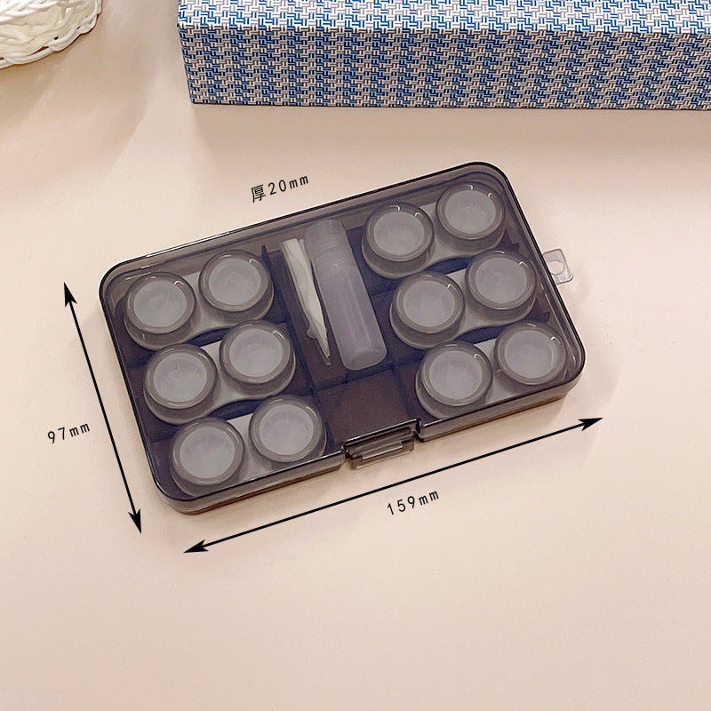 6 Pairs Colored Contact Lens Case