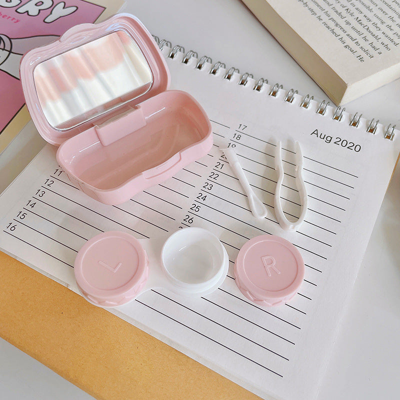 Cute Bear Colored Contact Lens Case