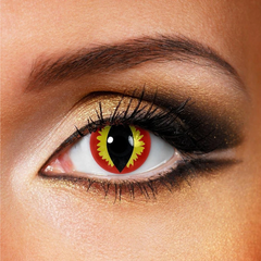 Cosplay Cat Eye Reddish brown Coloured Contact Lenses