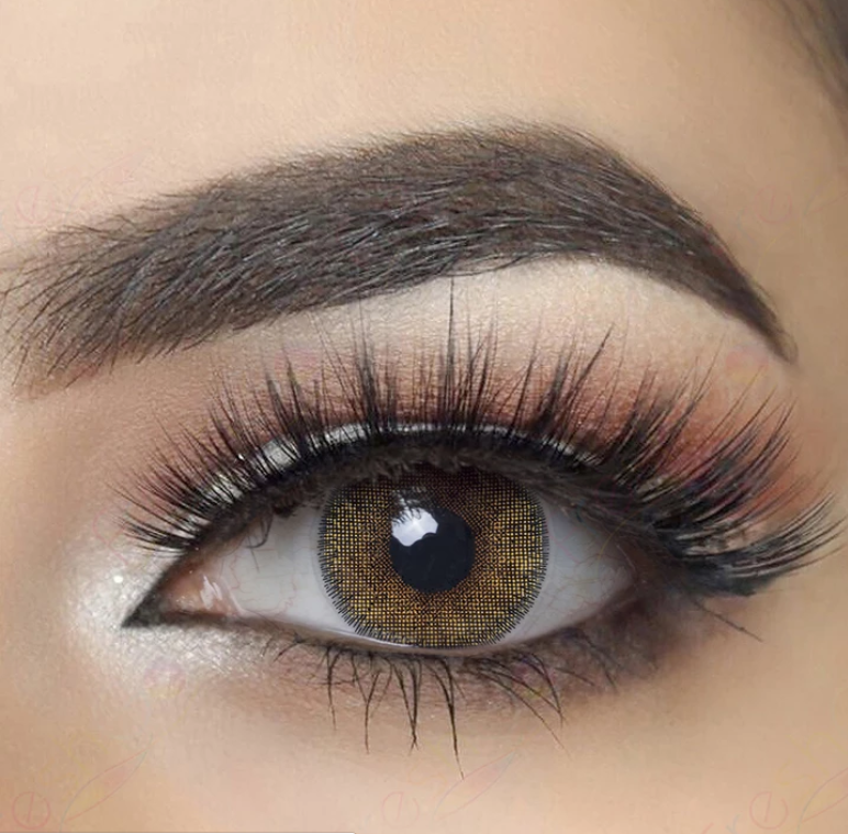 Natural Avela Brown Coloured Contact Lenses