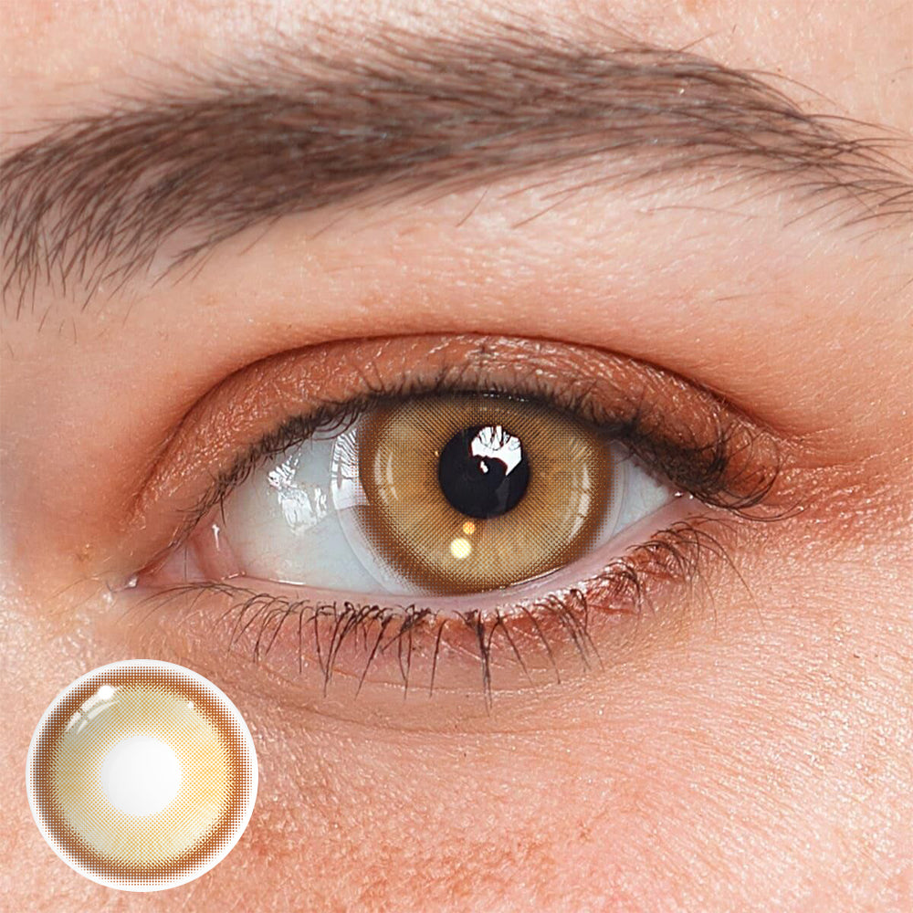 Cosplay Fairy Brown Coloured Contact Lenses