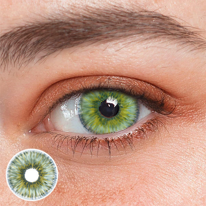 New York Green Coloured Contact Lenses