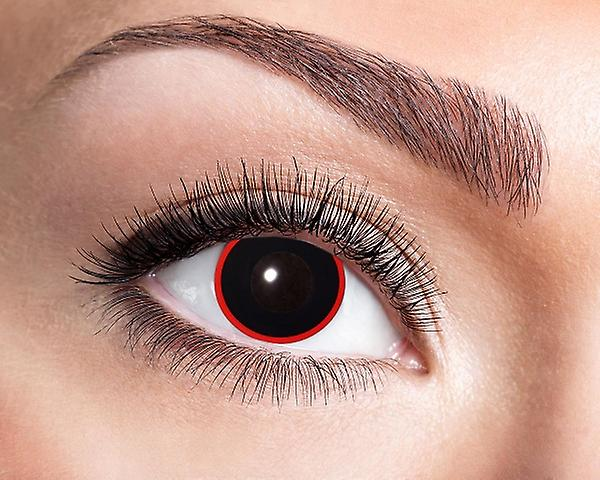 Halloween Hell Raiser Red  Coloured Contact Lenses