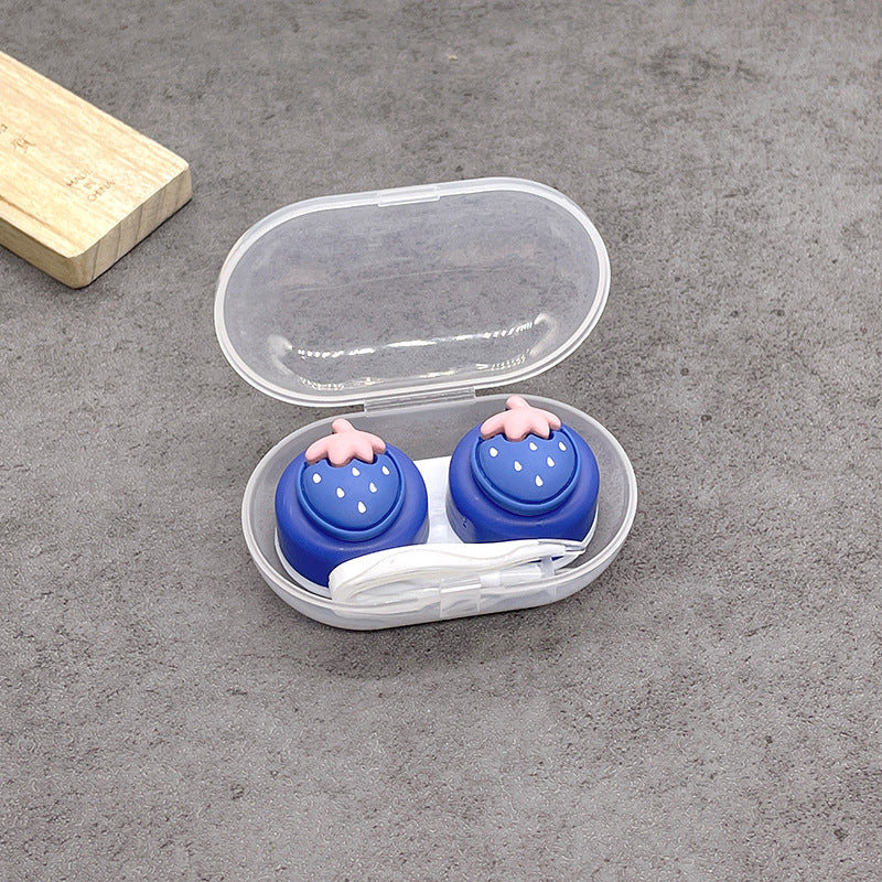 Cute Fruit Colored Contact Lens Case