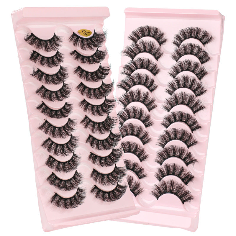 7D Dense 10 Piece Mink Hair Eyelashes