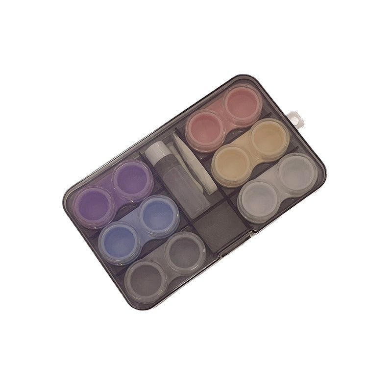 6 Pairs Colored Contact Lens Case