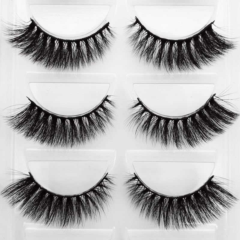 3D Glan 5 Piece Roisin Mink Hair Eyelashes