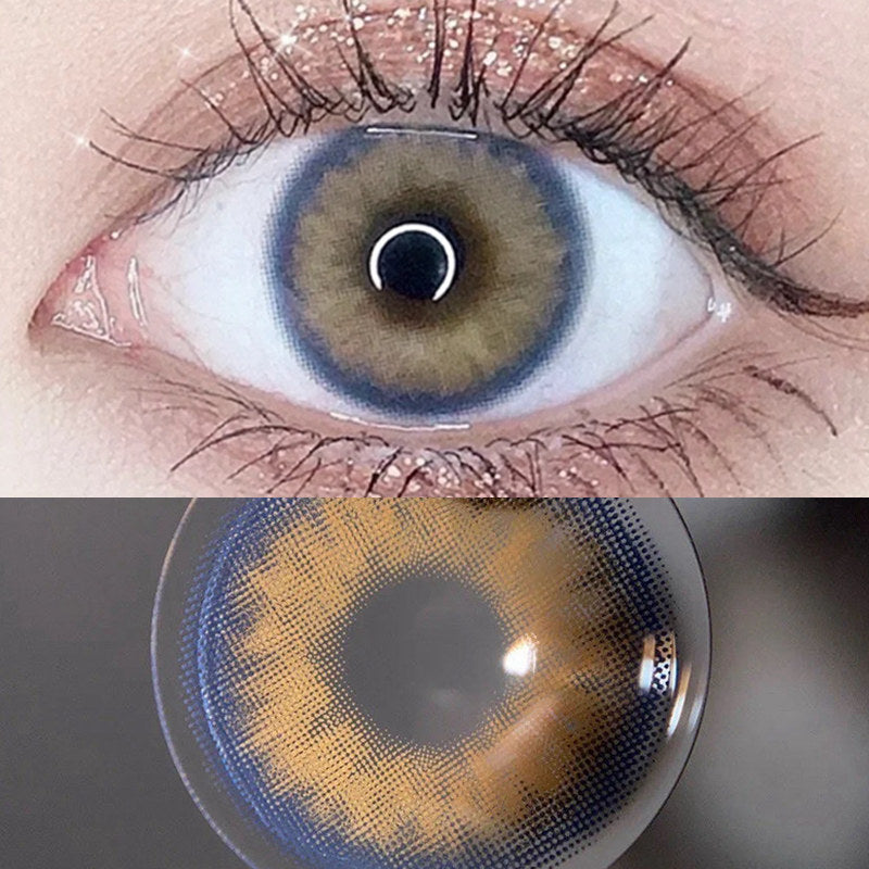 Diamond 2 Brown Coloured Contact Lenses