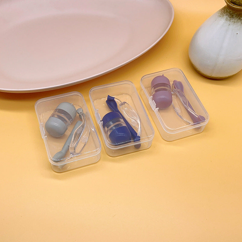 Delicate Colored Contact Lens Case