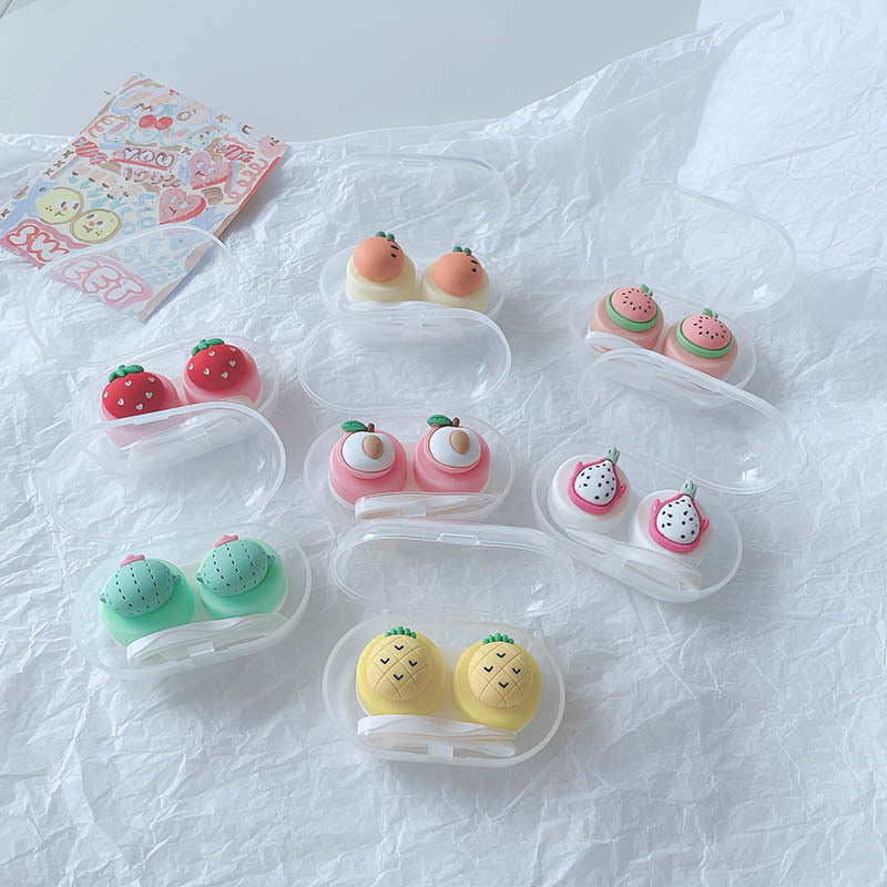 Cute Fruit Colored Contact Lens Case