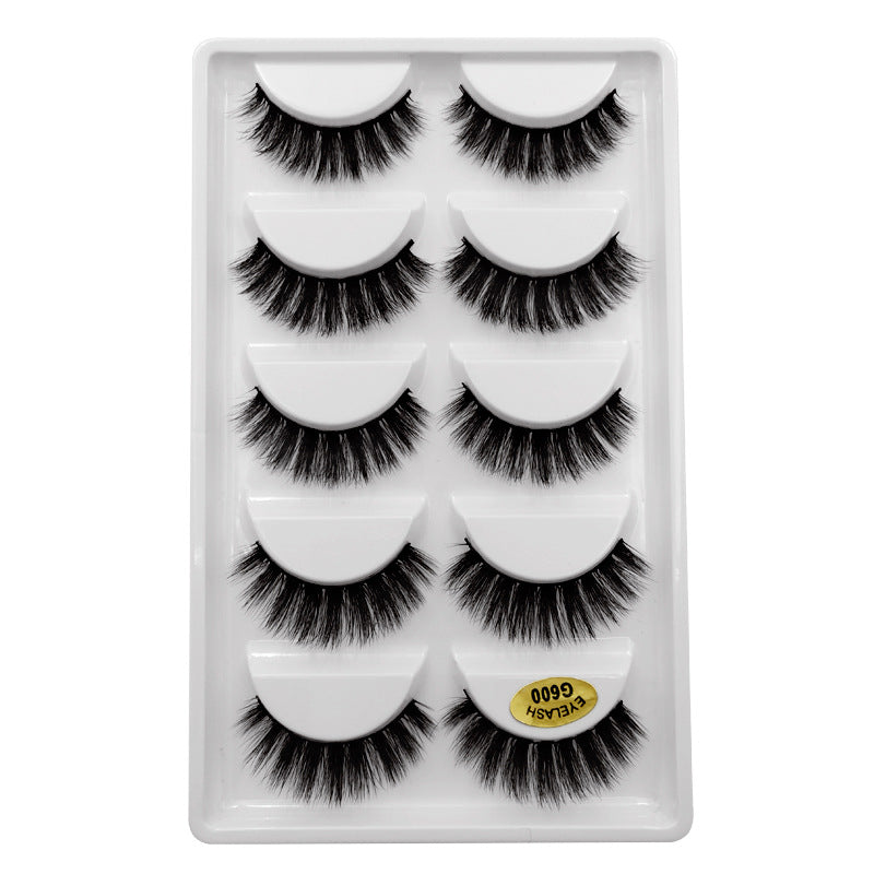 Mink Hair 10 Piece Mink Hair Eyelashes