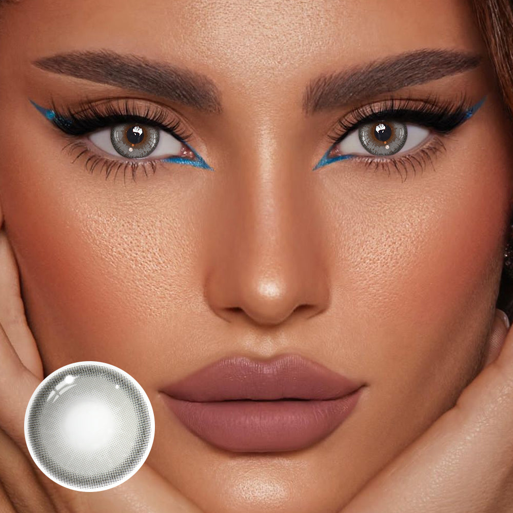 Adelina Gray Prescription Coloured Contact Lenses