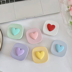 Sweetheart Macaron Colored Contact Lens Case